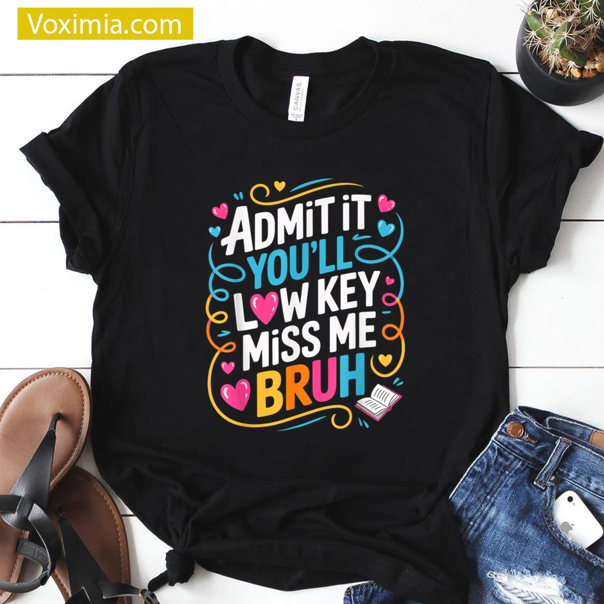 Low Key Miss Teacher T-shirt