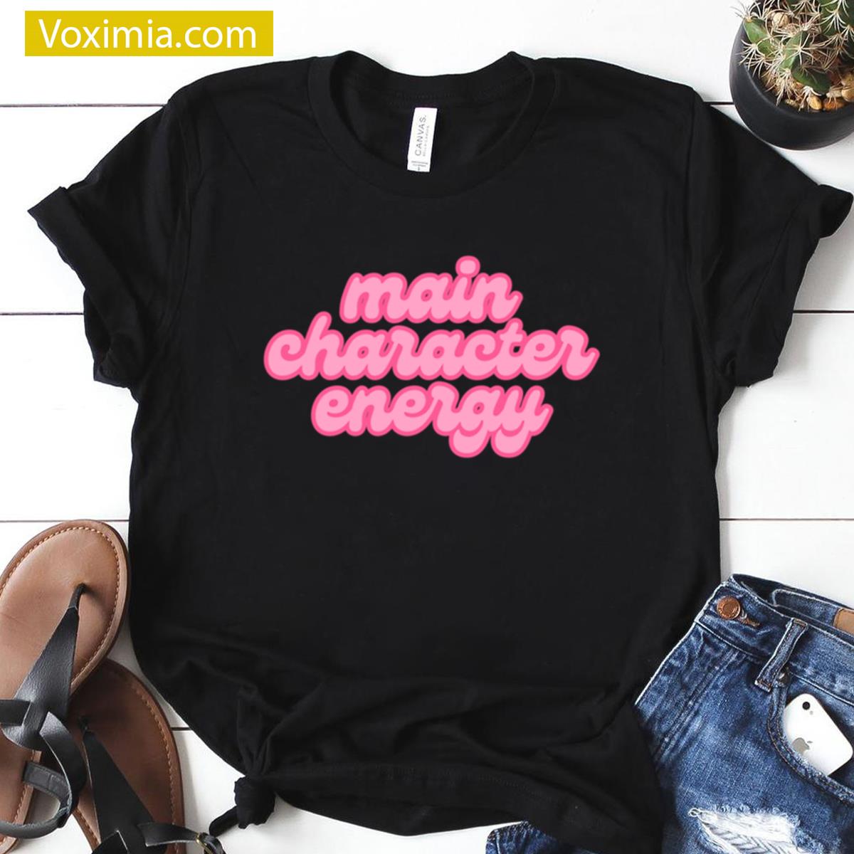 Main Character Energy Literary Tee T-shirt