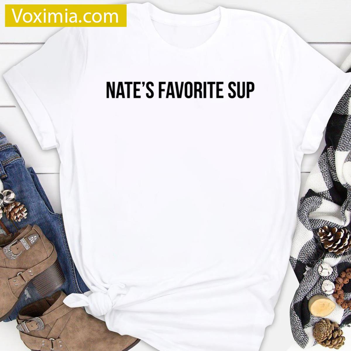 Nates Favorite Trendy Apparel T-shirt