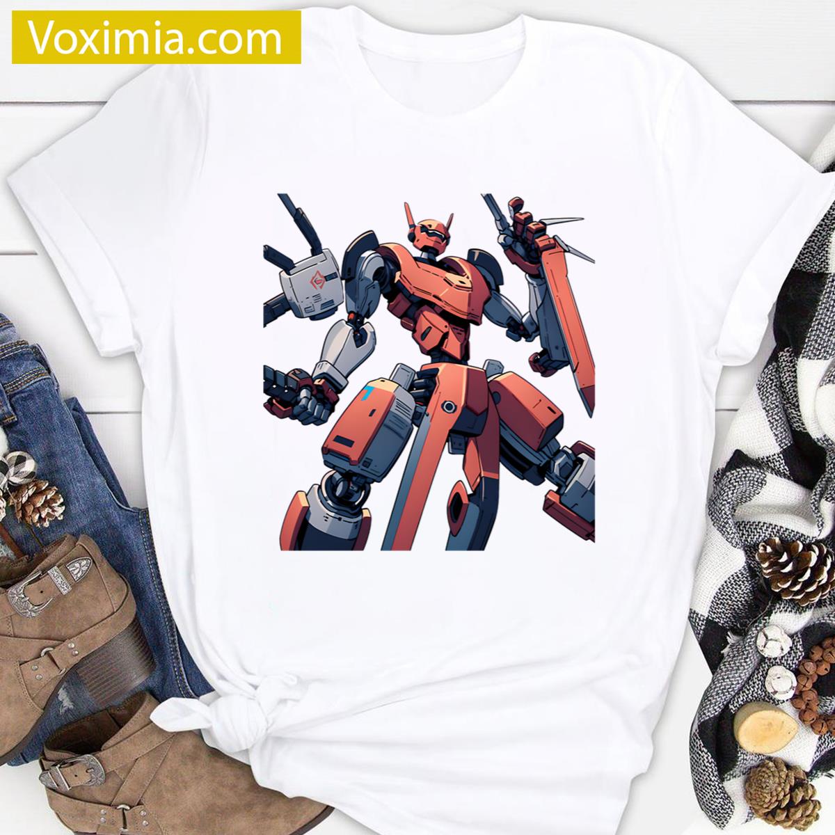 Red Blues Machine Inspired T-shirt