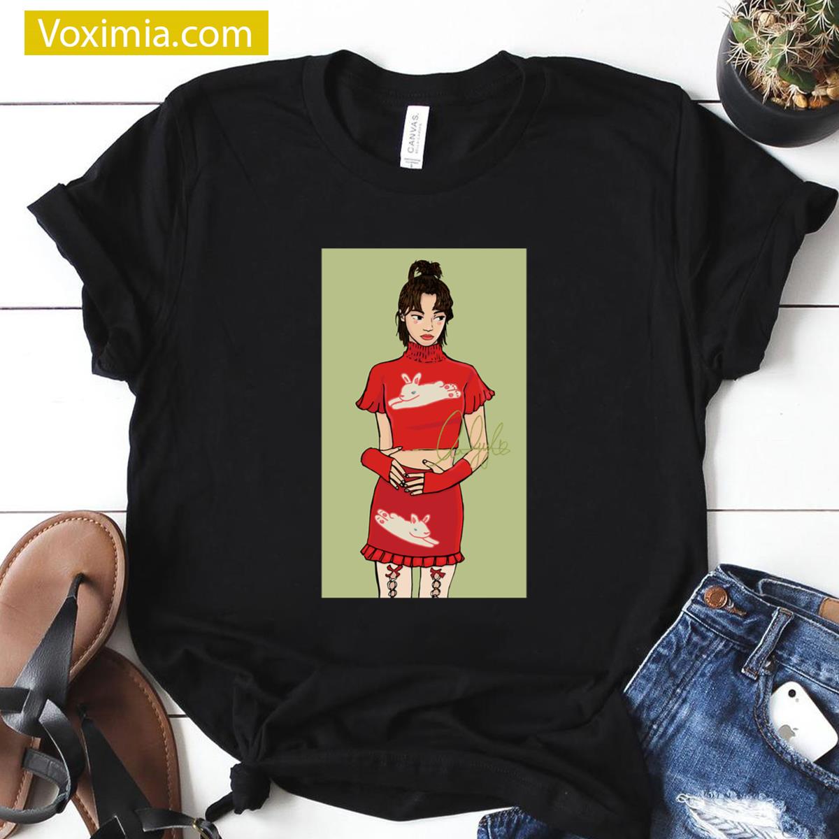 Red Girl Style T-shirt