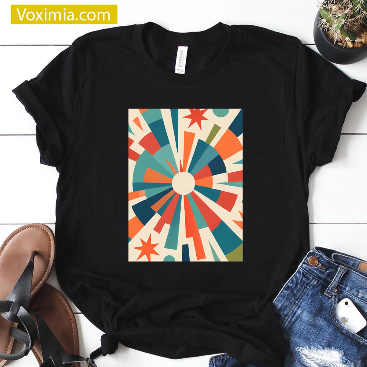 Retro Burst Graphic T-shirt