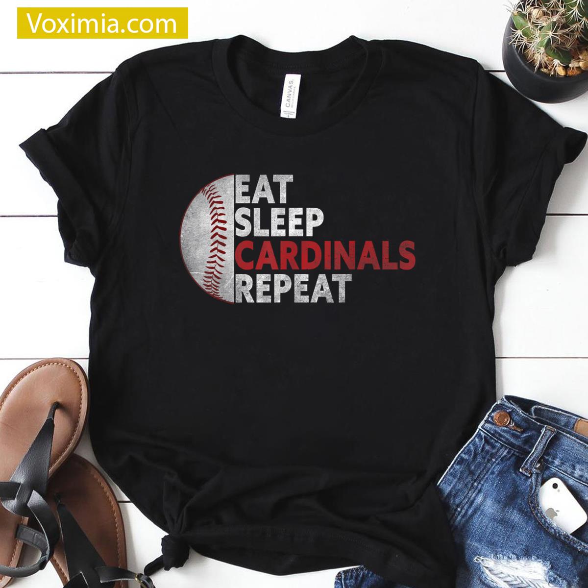 Retro Cardinals Design For Men Women Kids T-shirt