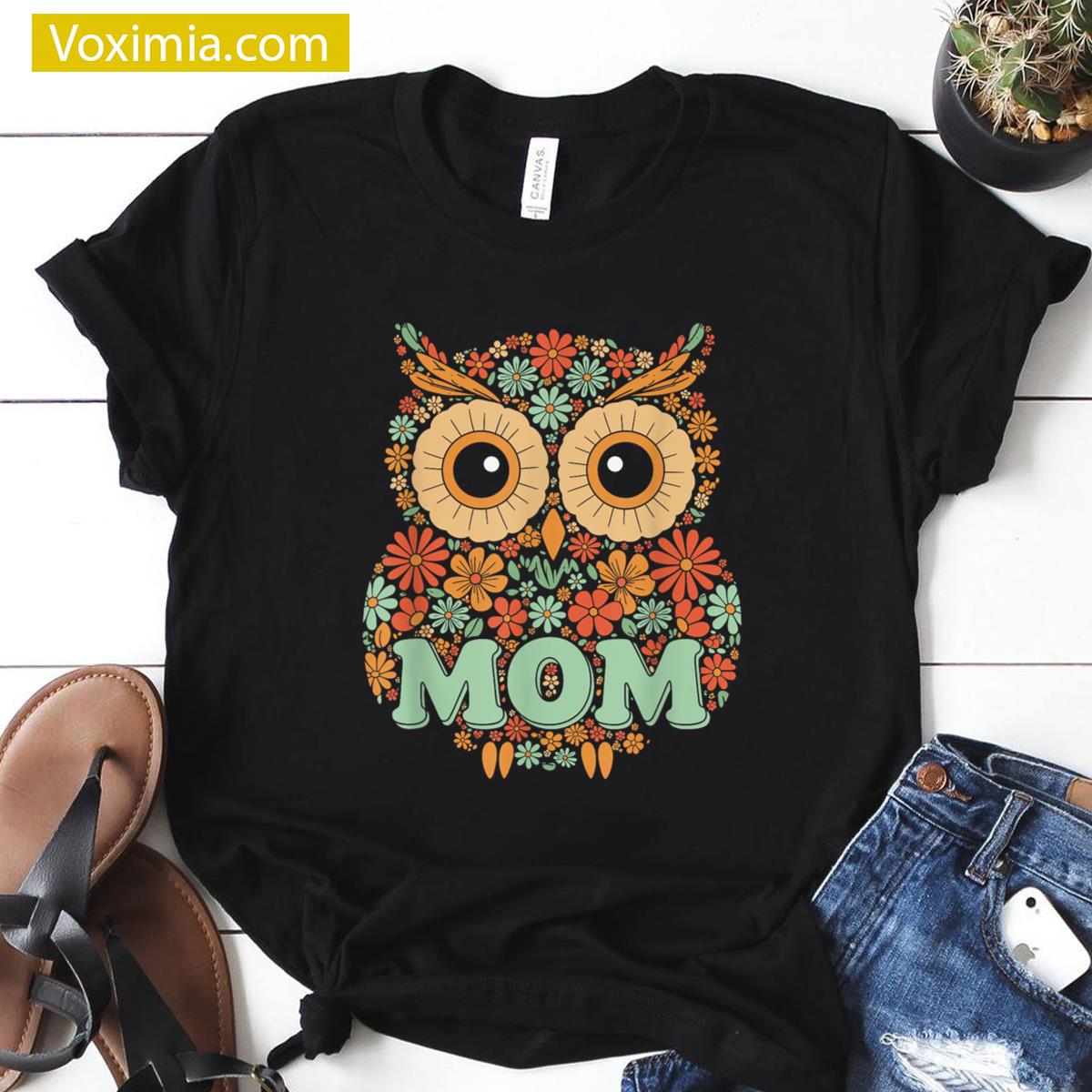 Retro Flower Grandma 1 T-shirt