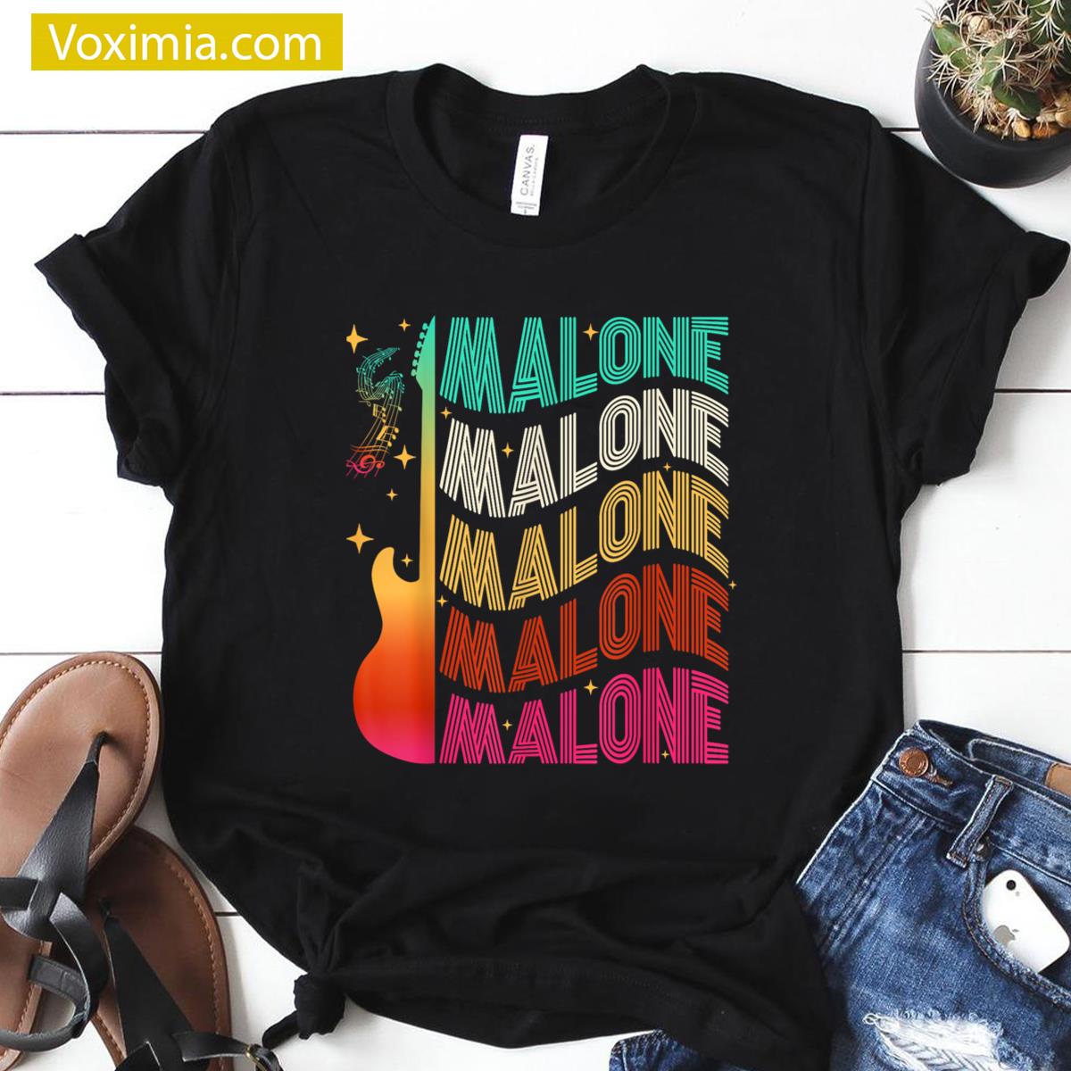 Retro Girl Malone T-shirt