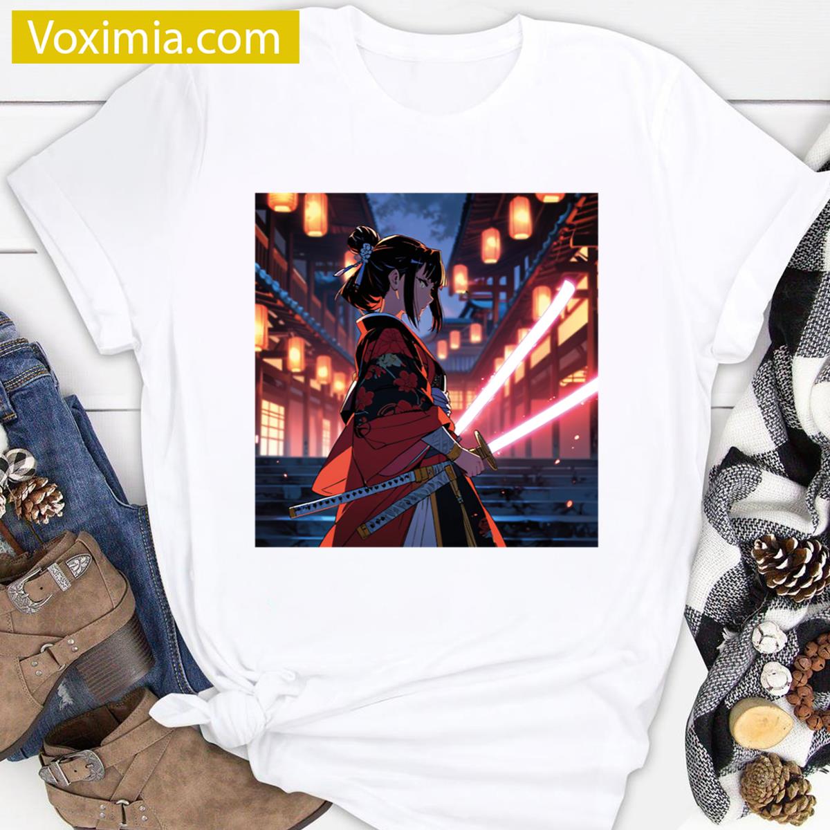 Samurai Warrior Cool Design T-shirt