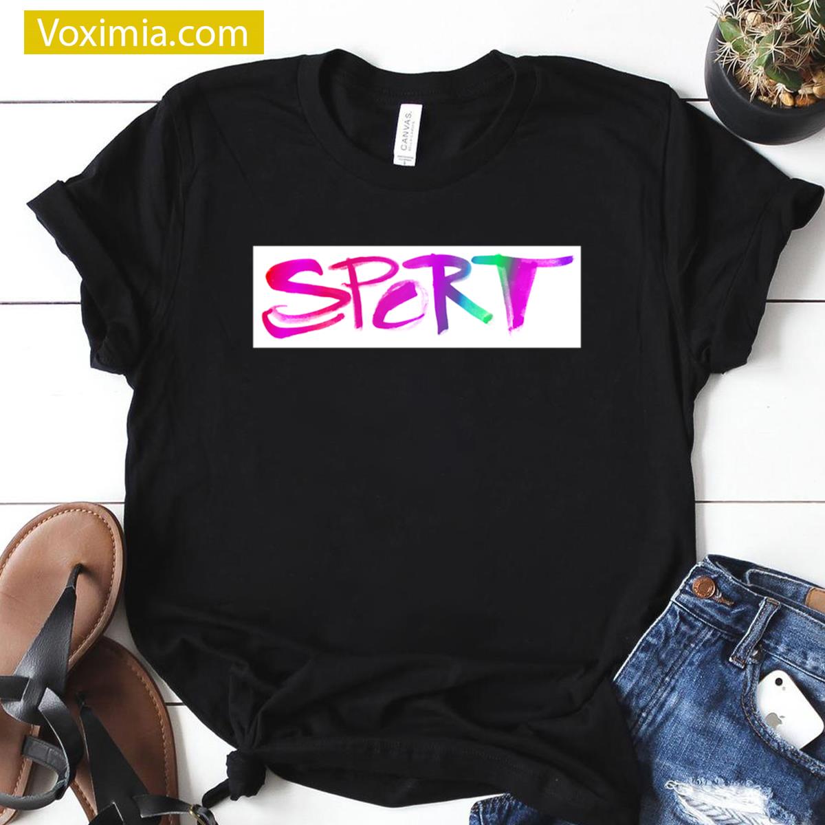 Sport Watercolor Design T-shirt