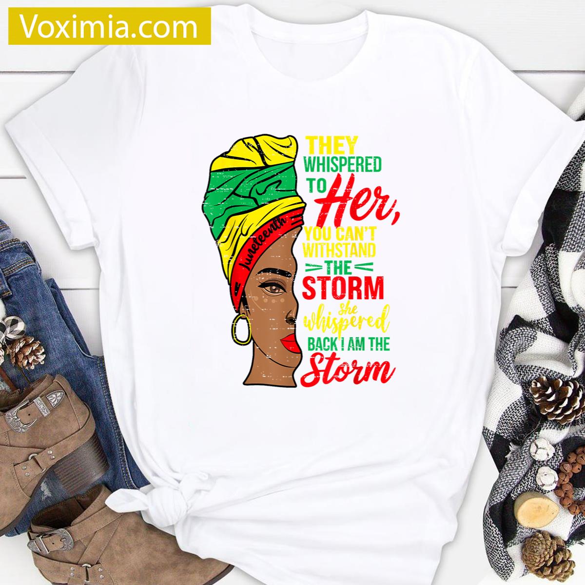 Storm Black Women Freedom T-shirt