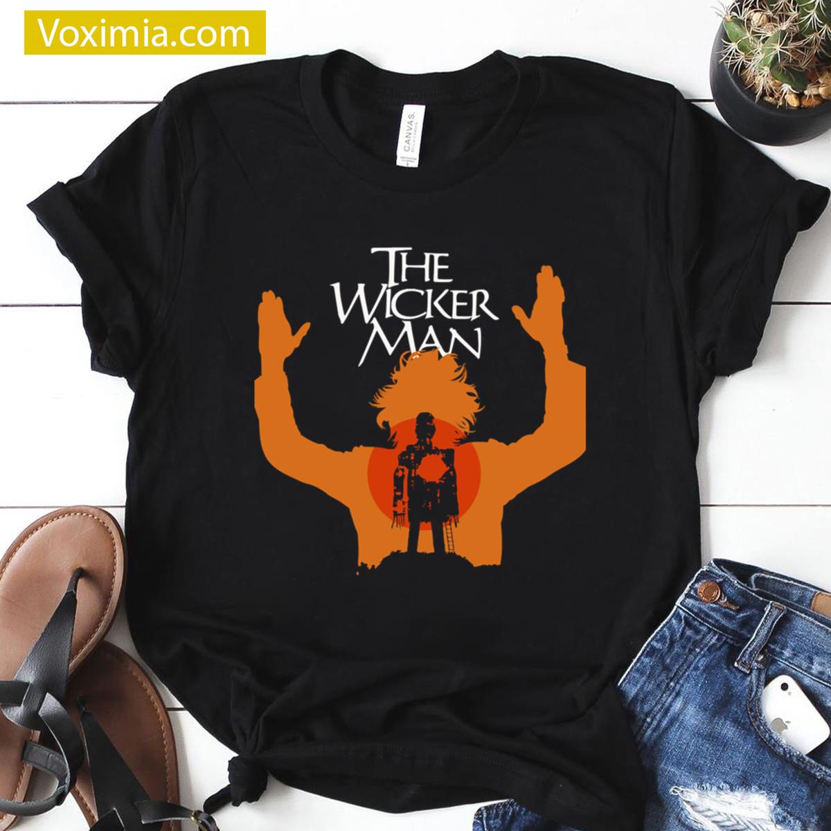 The Wicker Man Retro T-shirt
