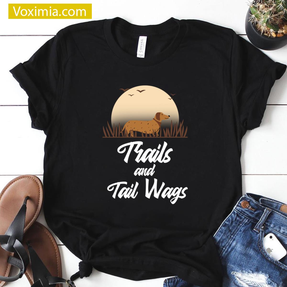 Trails And Tail Wags Love T-shirt