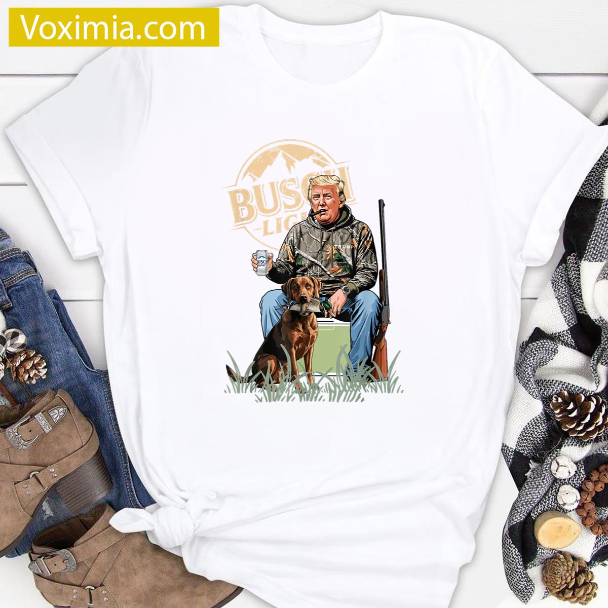 Trump Duck Hunting Camo T-shirt