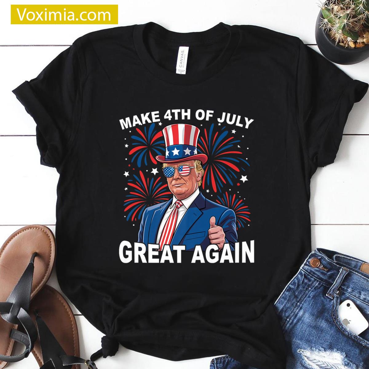 Trump Great Again Funny T-shirt