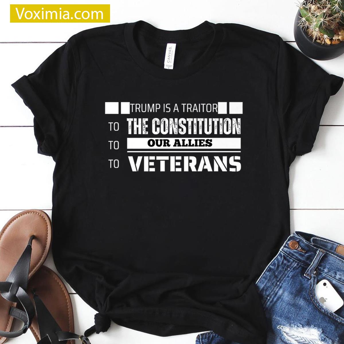 Trump Traitor Statement T-shirt