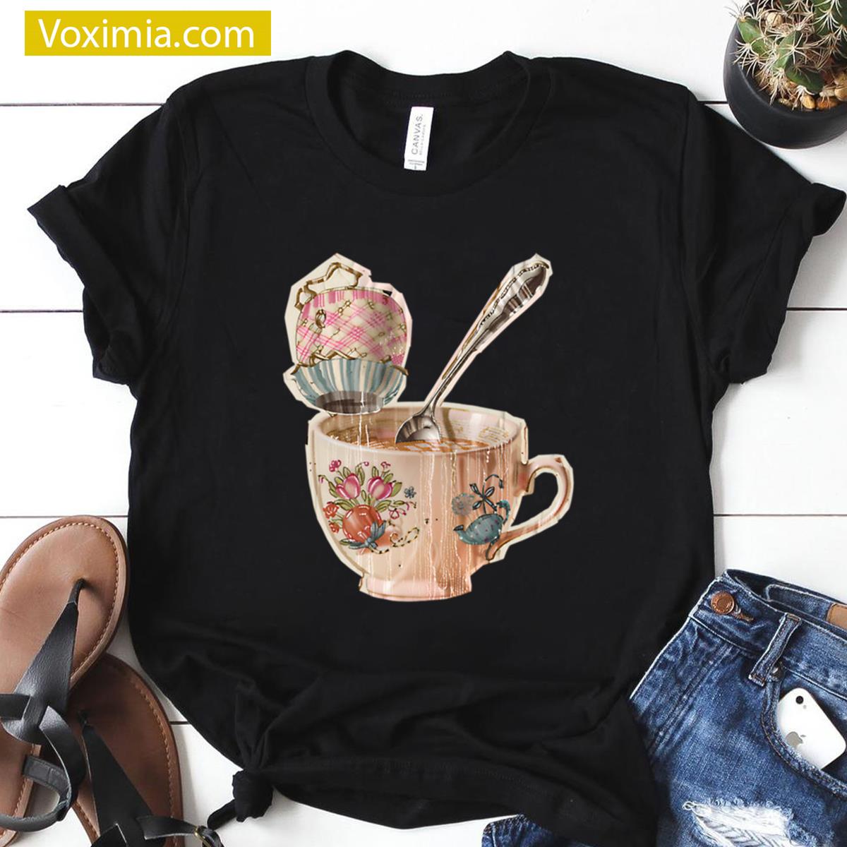 Vintage Tea Time Fun T-shirt
