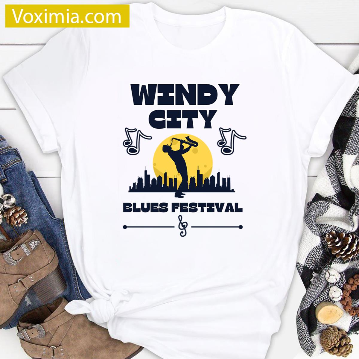 Windy City Blues Music T-shirt