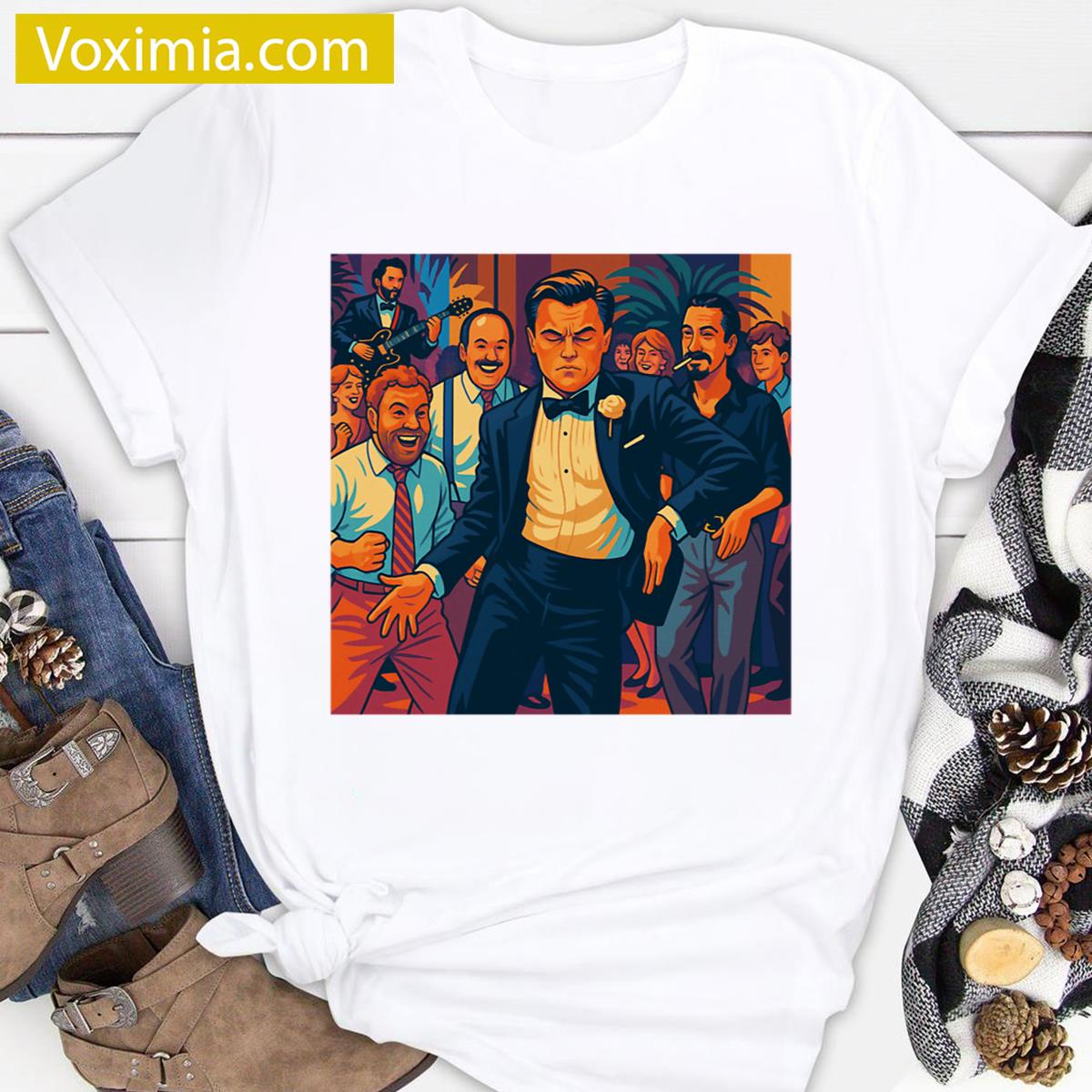Wolf Of Wall Street Graphic Tee T-shirt