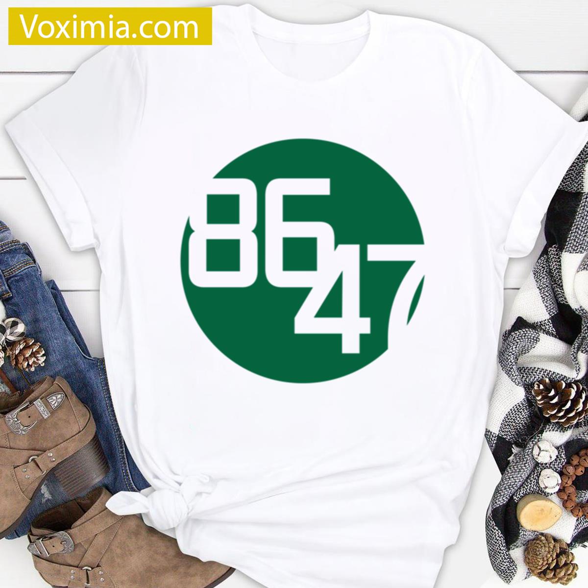 8647 Dark Green Dot T-shirt