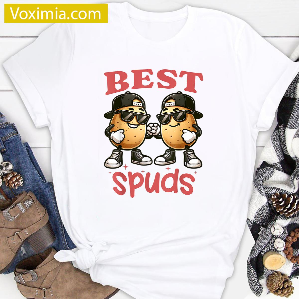 Best Spuds Matching Funny Friends T-shirt