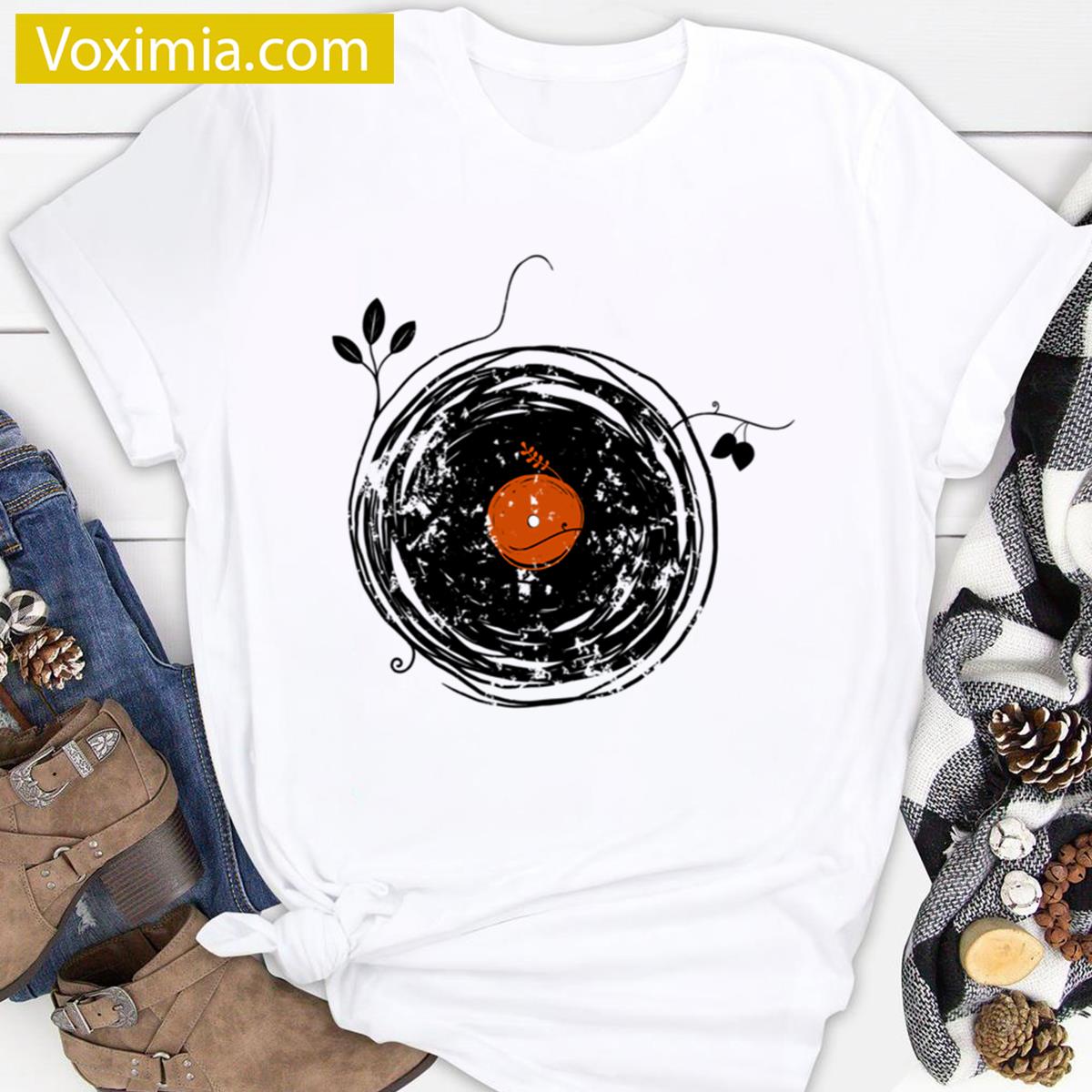 Enchanting Vinyl Records Vintage T-shirt