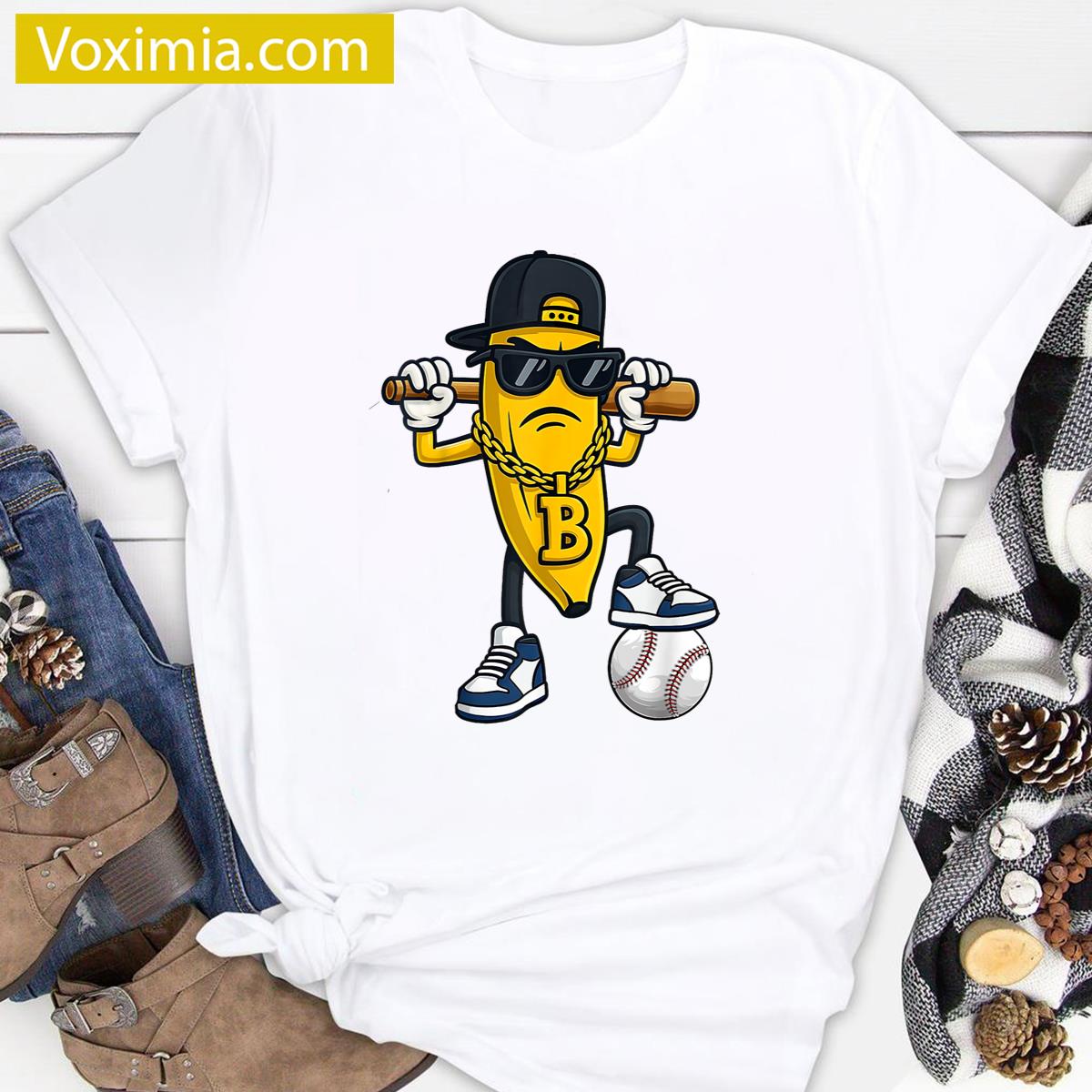 Funny Banana Sunglasses T-shirt