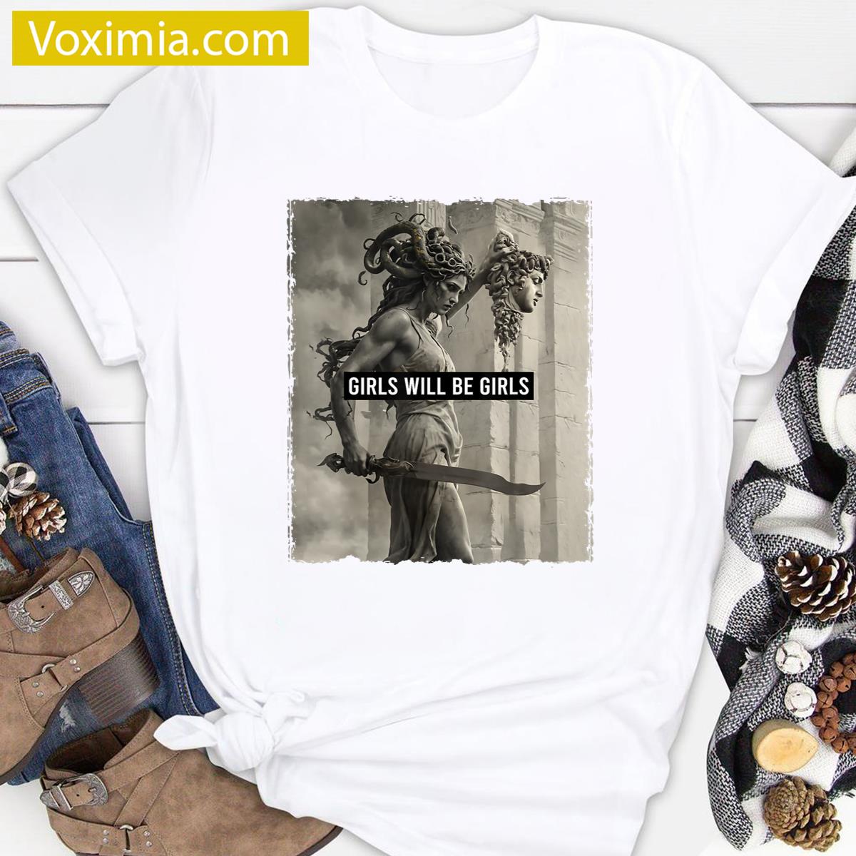 Girl Will Be Girls Medusa T-shirt