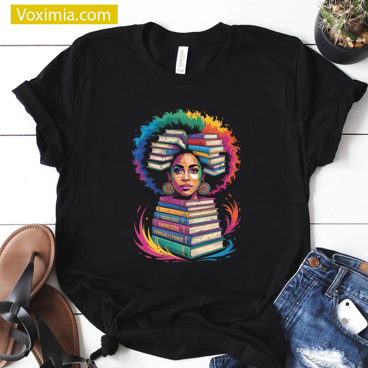 Juneteenth Educated Melanin Queen Stylish T-shirt