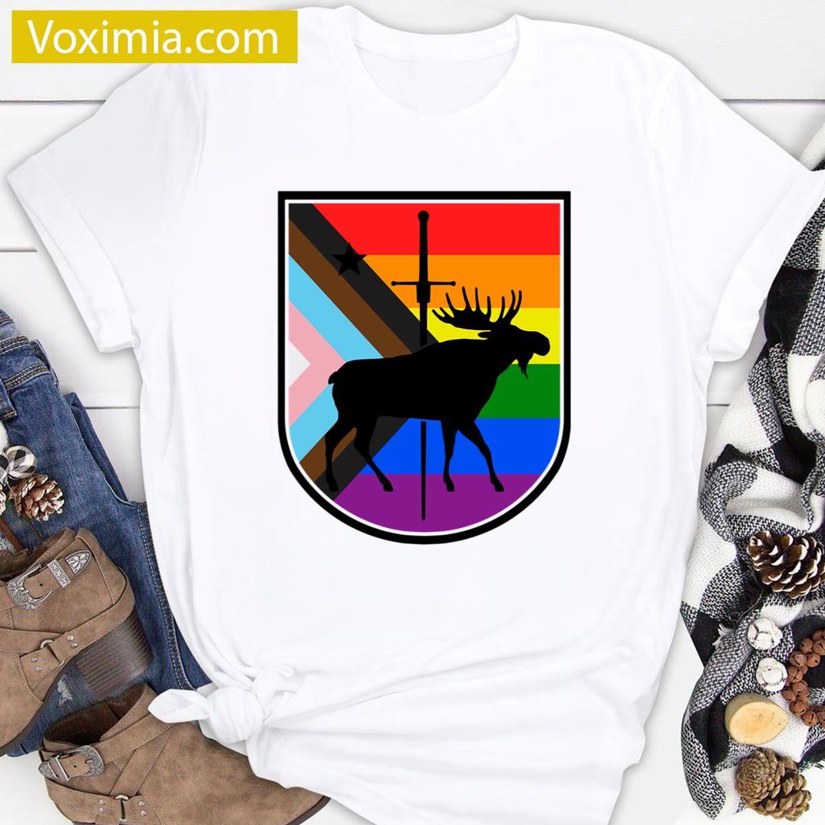 Mhf Progress Pride Black T-shirt