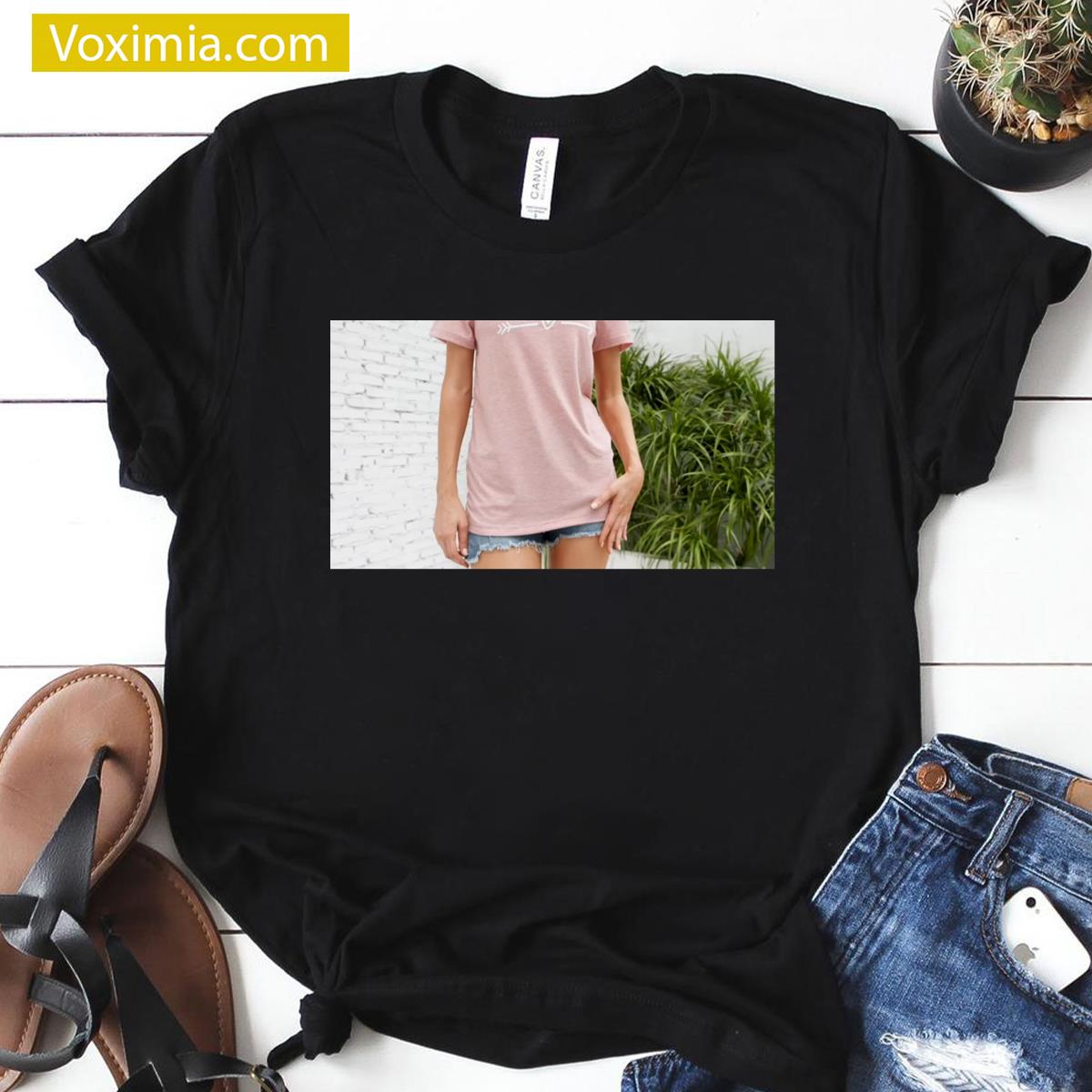 Niubia Womens Summer Heart Graphic T-shirt