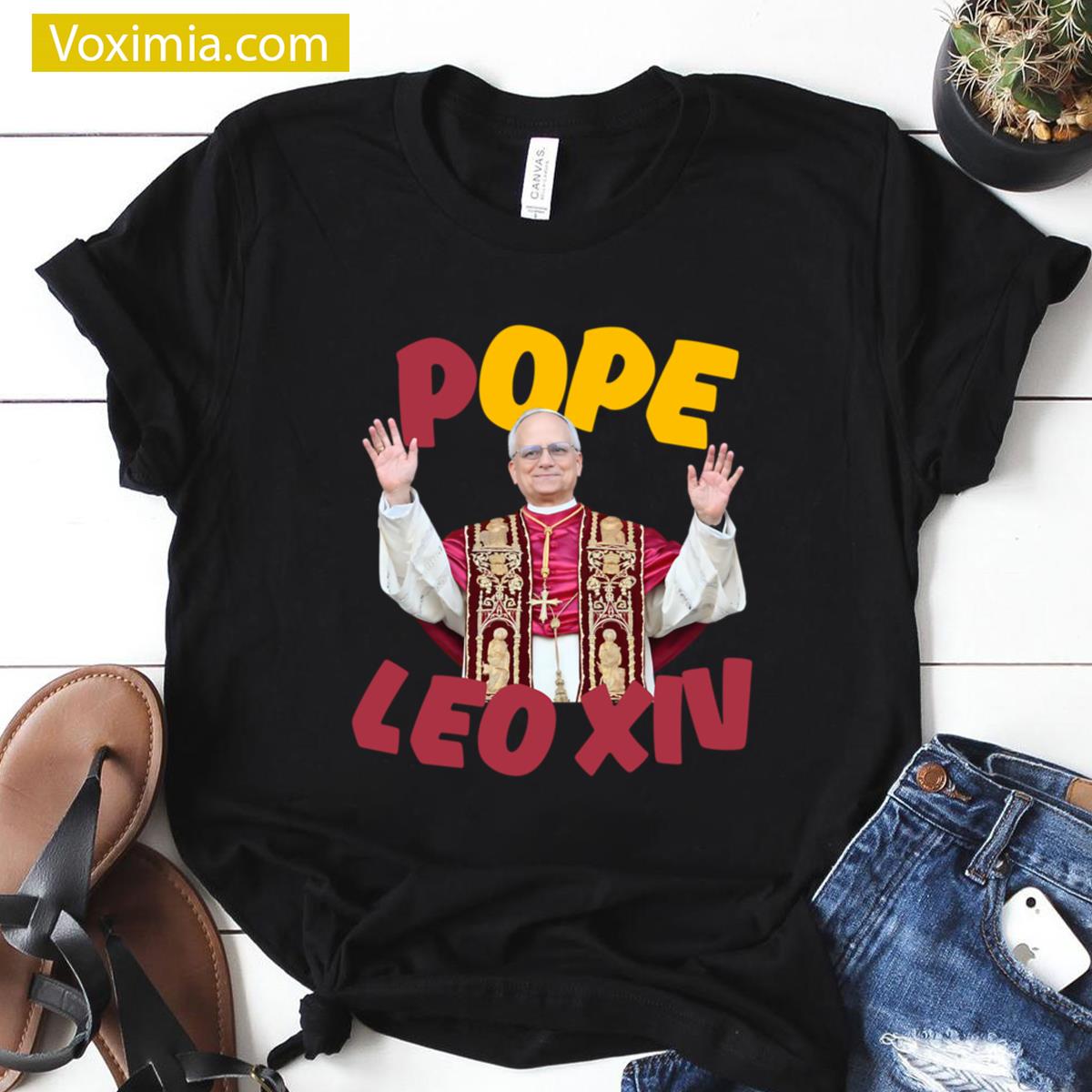 Pope Leo Xiv Catholic T-shirt