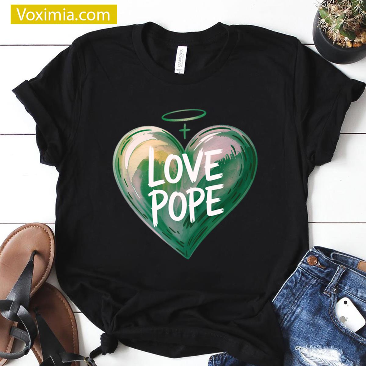 Pope Leo Xiv Love T-shirt