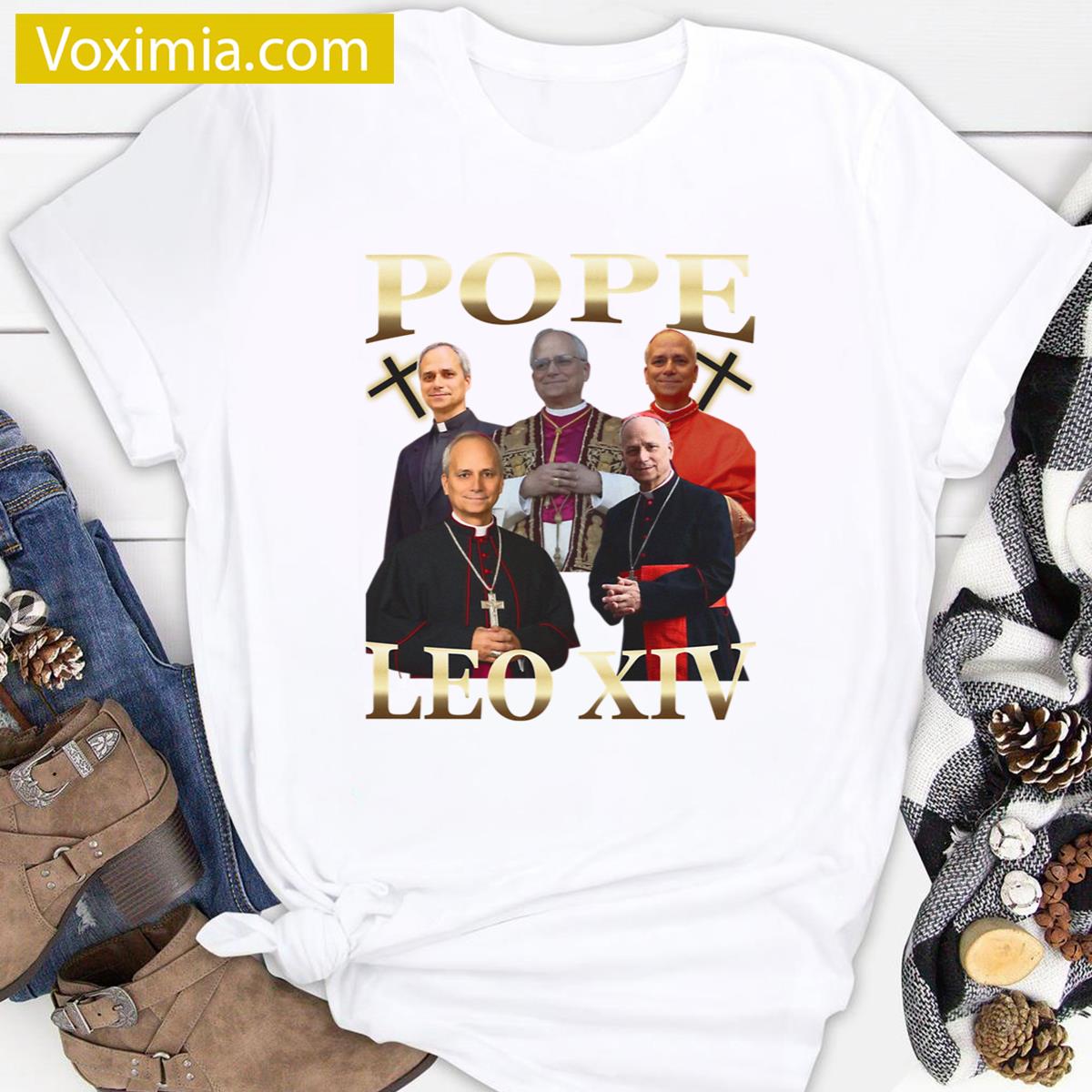 Pope Leo Xiv Vintage T-shirt