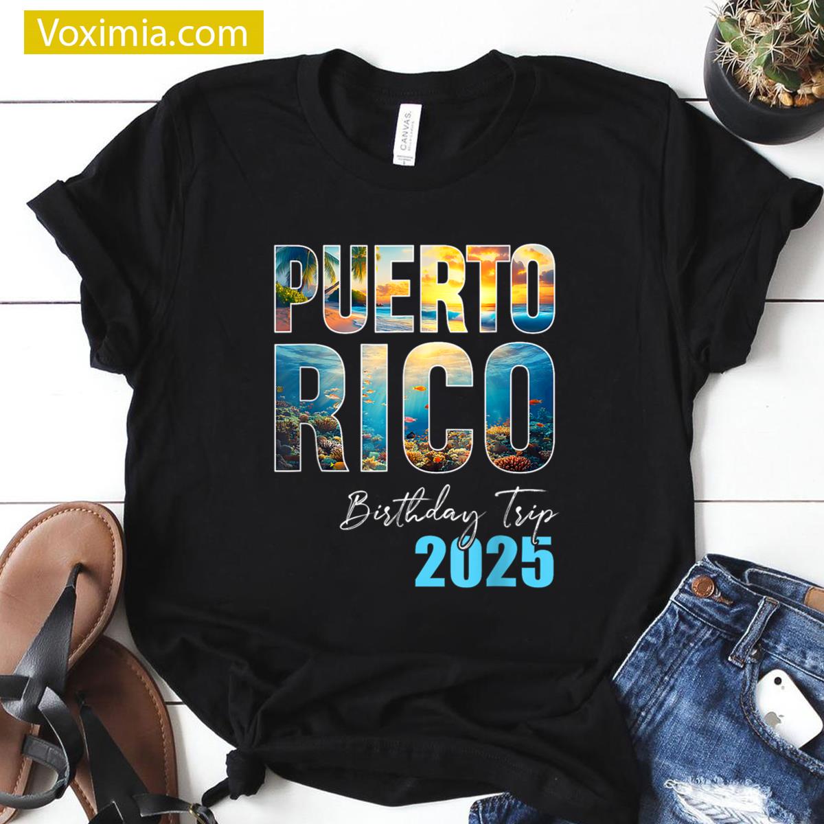 Puerto Rico Birthday Trip T-shirt