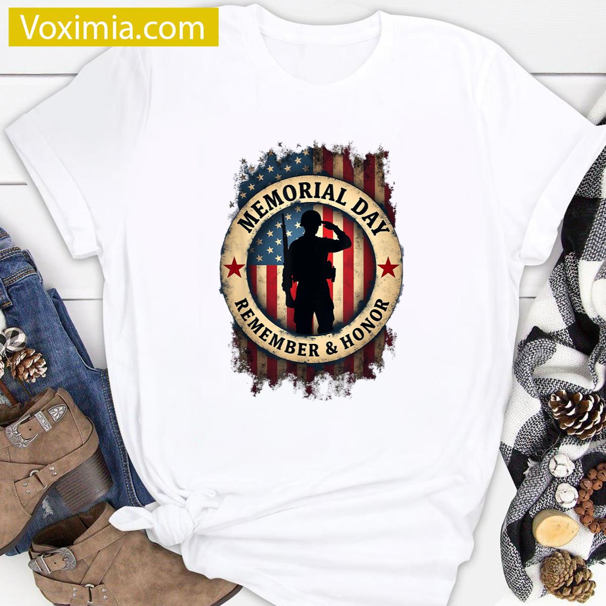 Remember Honor Veterans T-shirt
