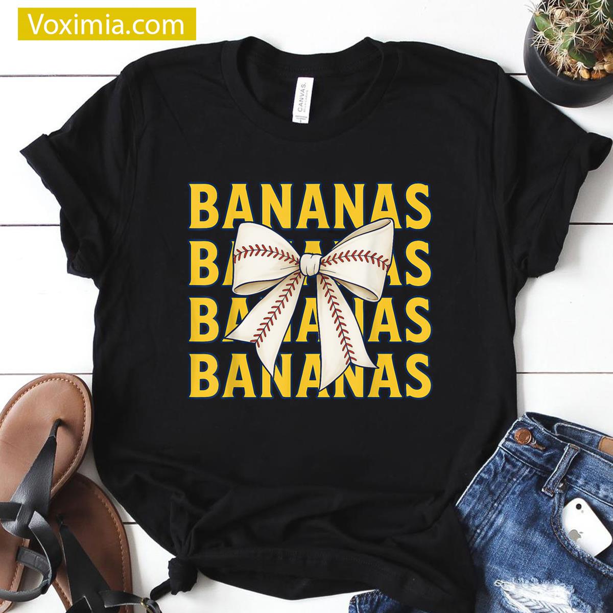 Retro Bananas Gifts For Women T-shirt