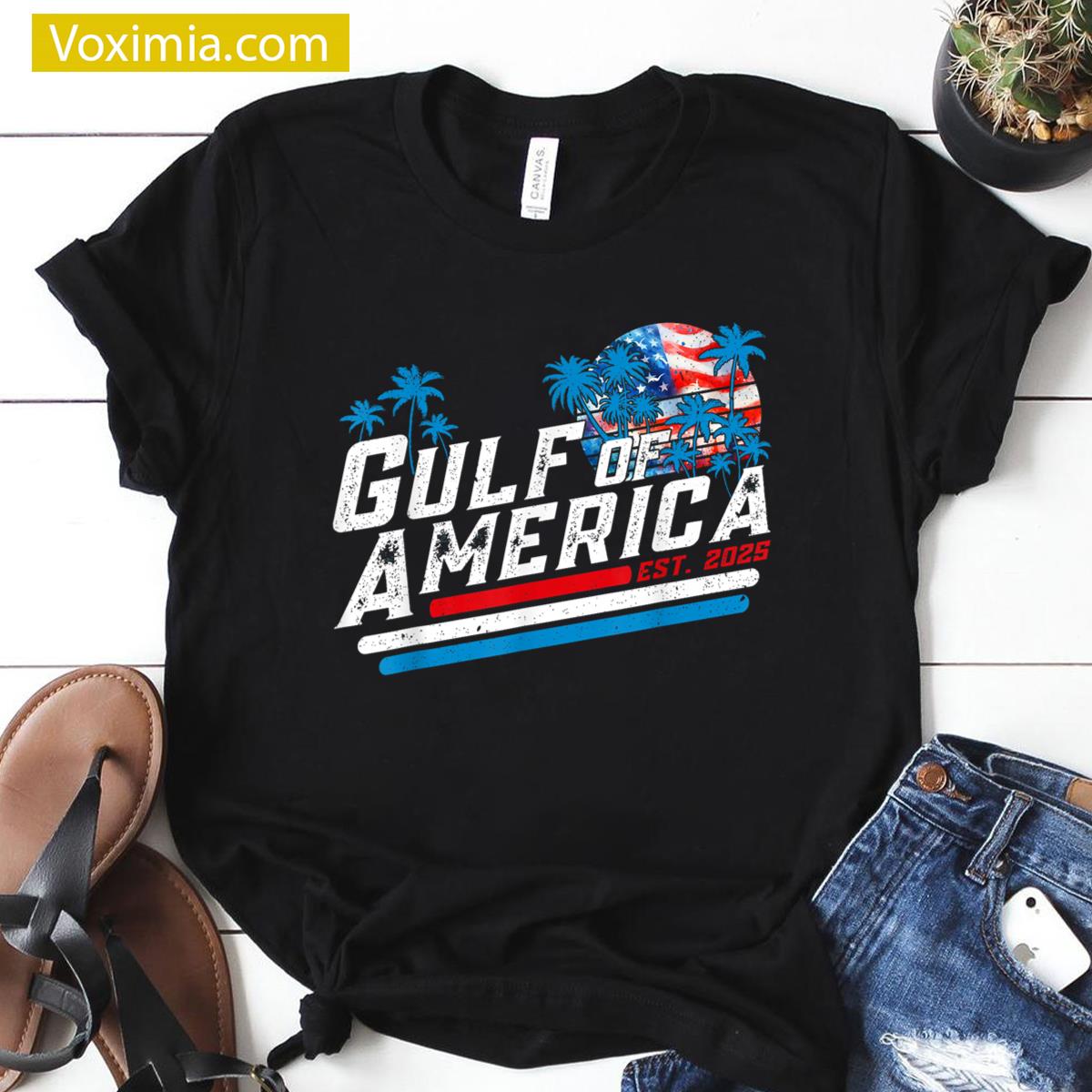 Retro Gulf Of Usa T-shirt