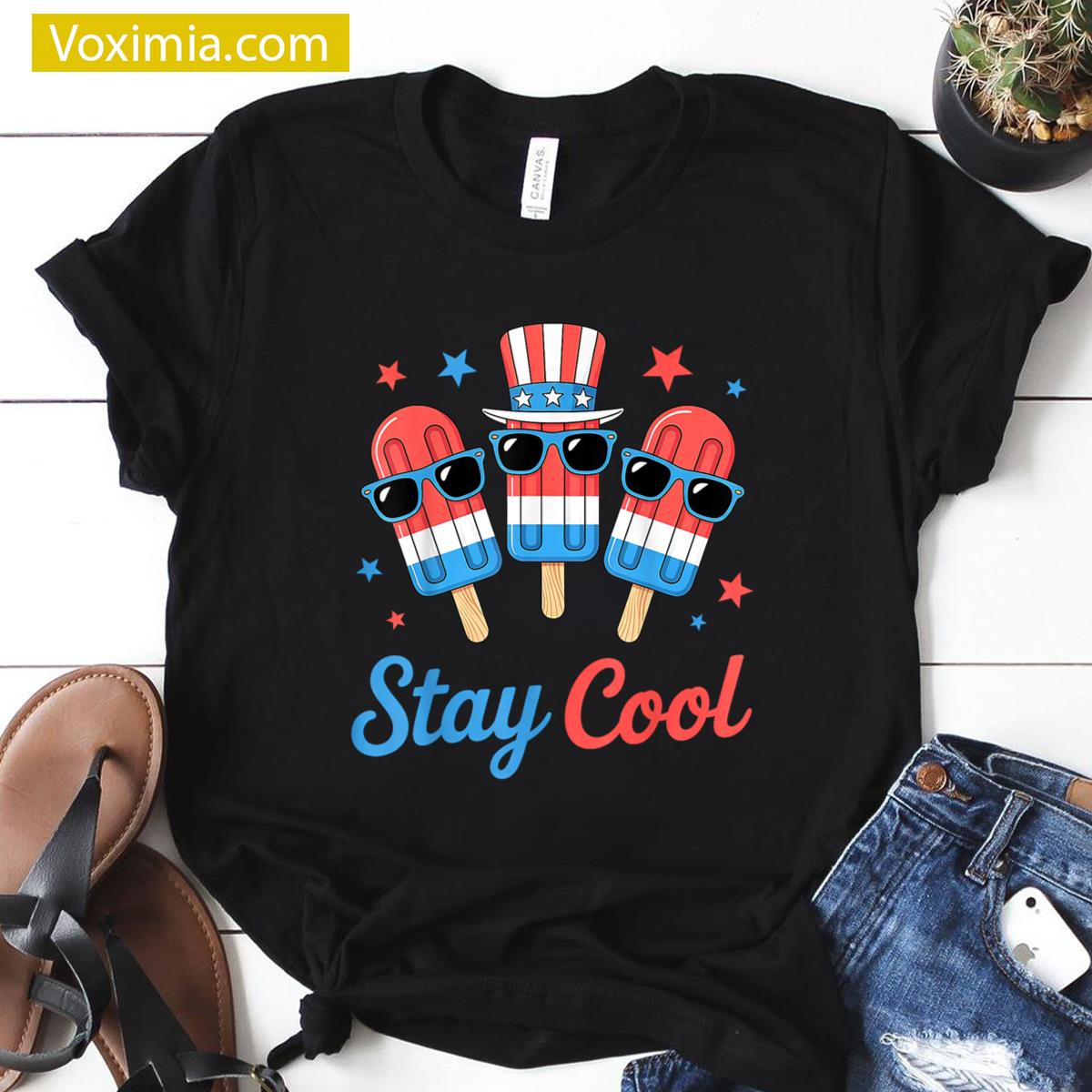 Stay Cool 4th July T-shirt