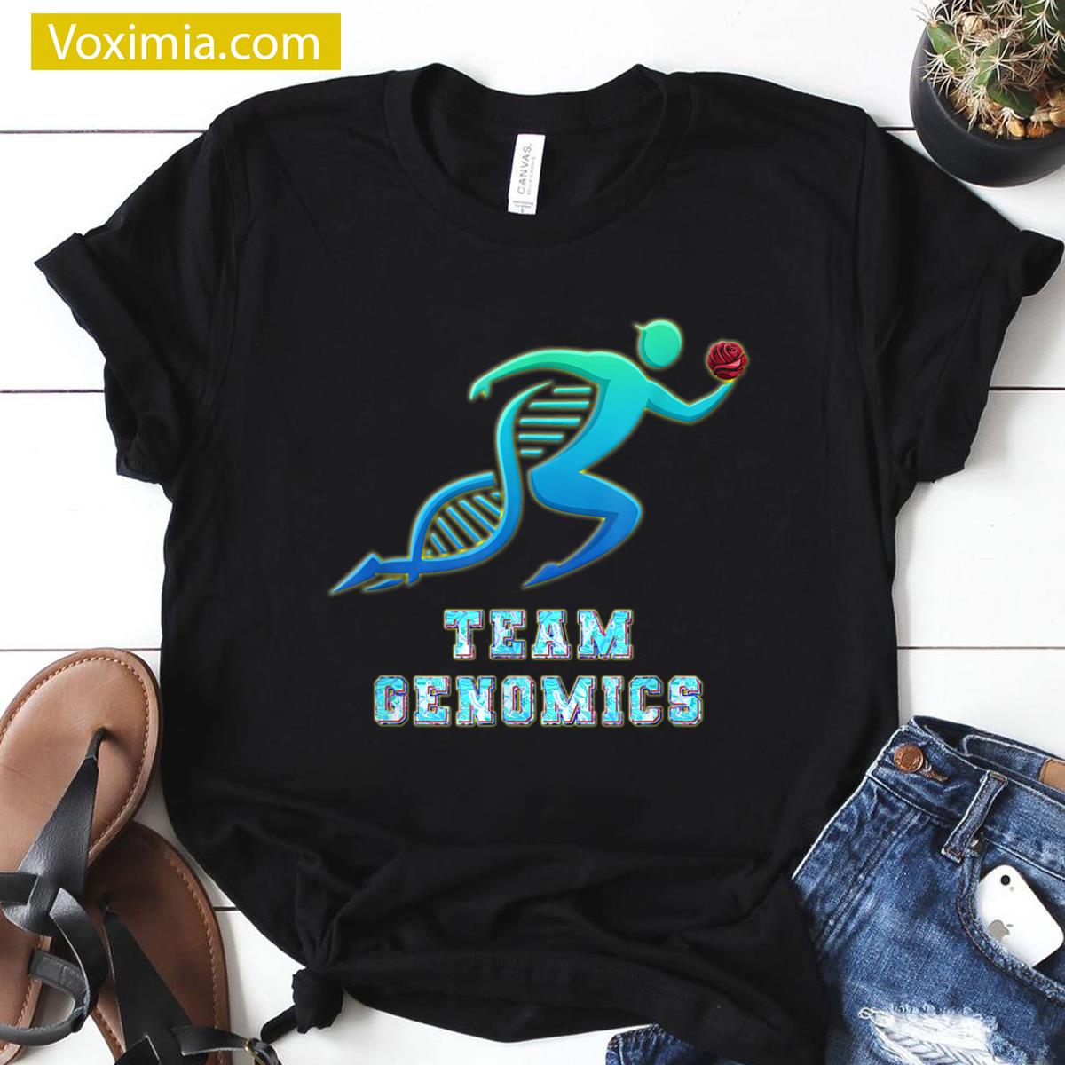 Team Genomics Chromosomes T-shirt