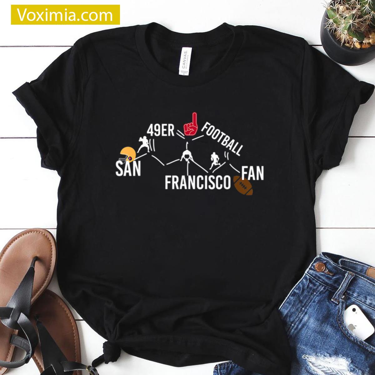 49er Fans Football Tee T-shirt