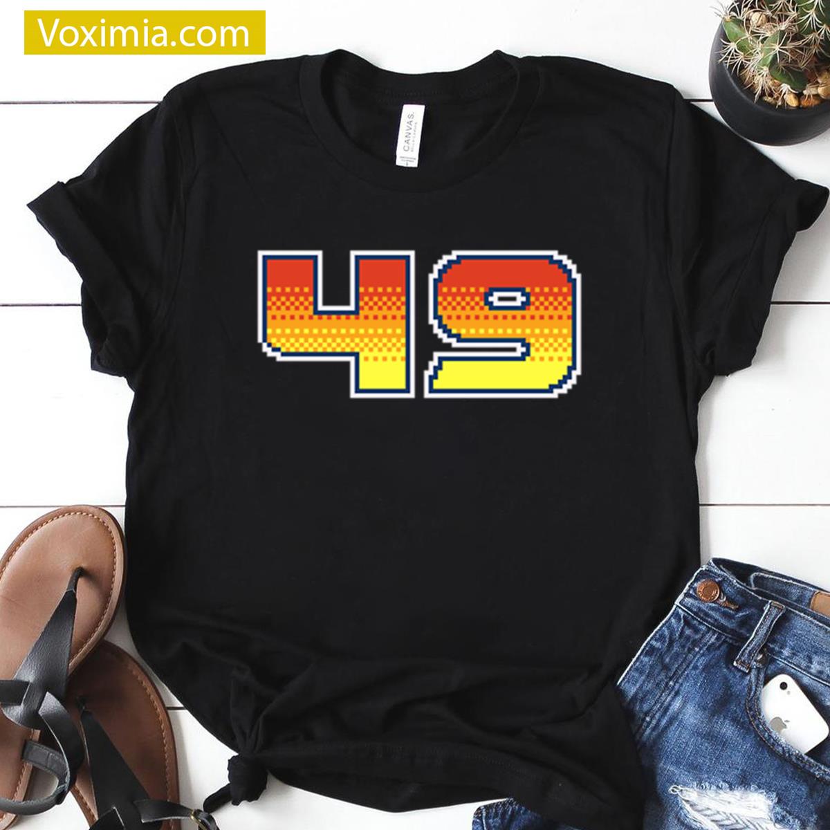 49ers Pixel Art Casual T-shirt