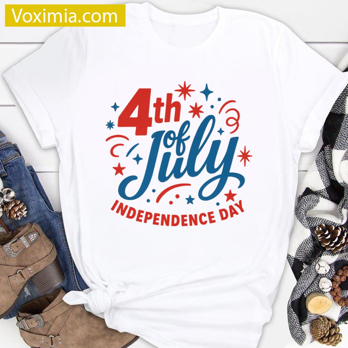 4th Of July Graphic Tee T-shirt