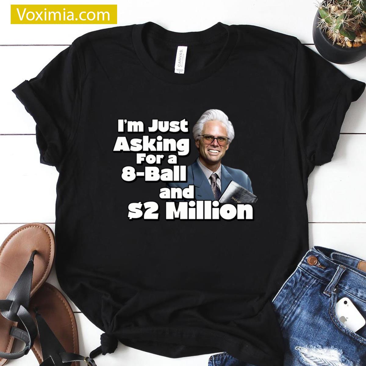 8 Ball Funny Quote T-shirt