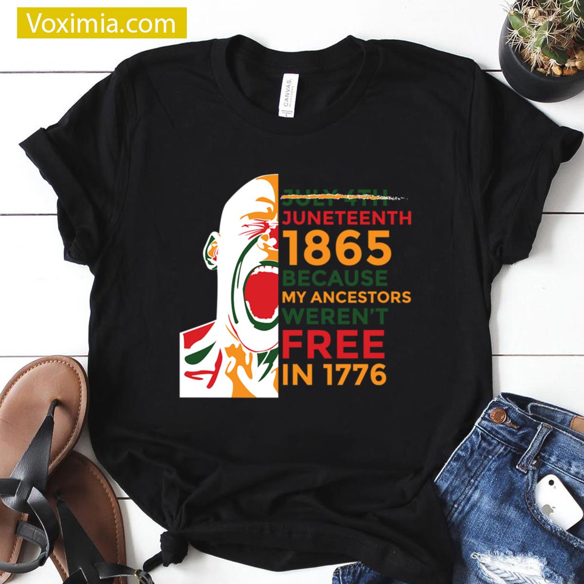 Afro Man Celebration T-shirt