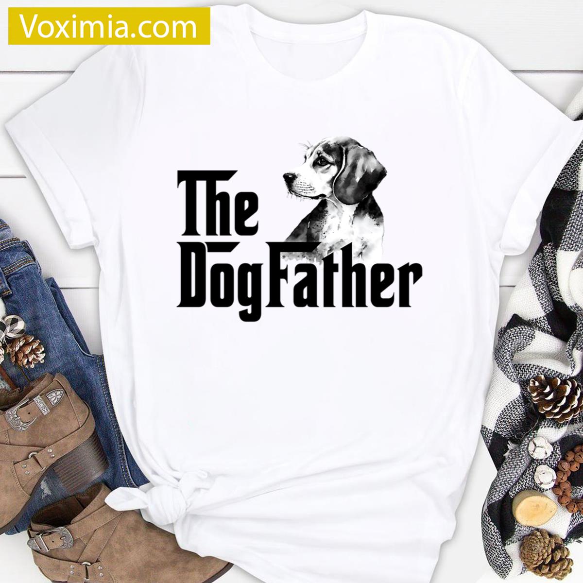 Beagle Dog Father Tee T-shirt