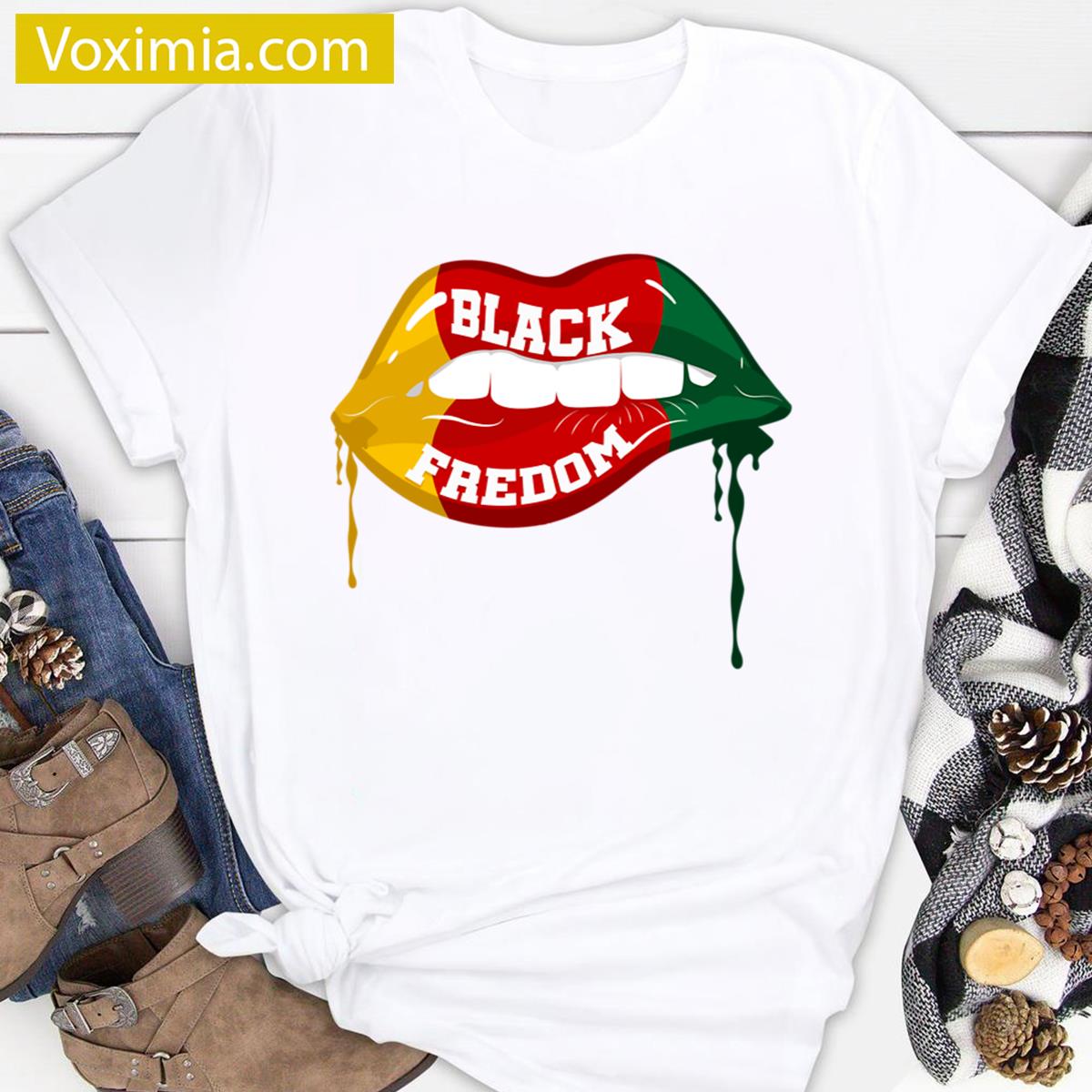 Black Freedom Apparel Cultural Pride T-shirt
