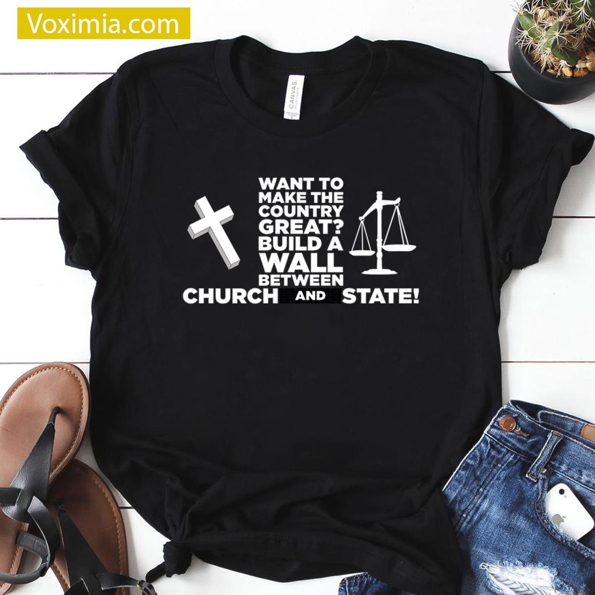 Built This Wall Political Statement T-shirt