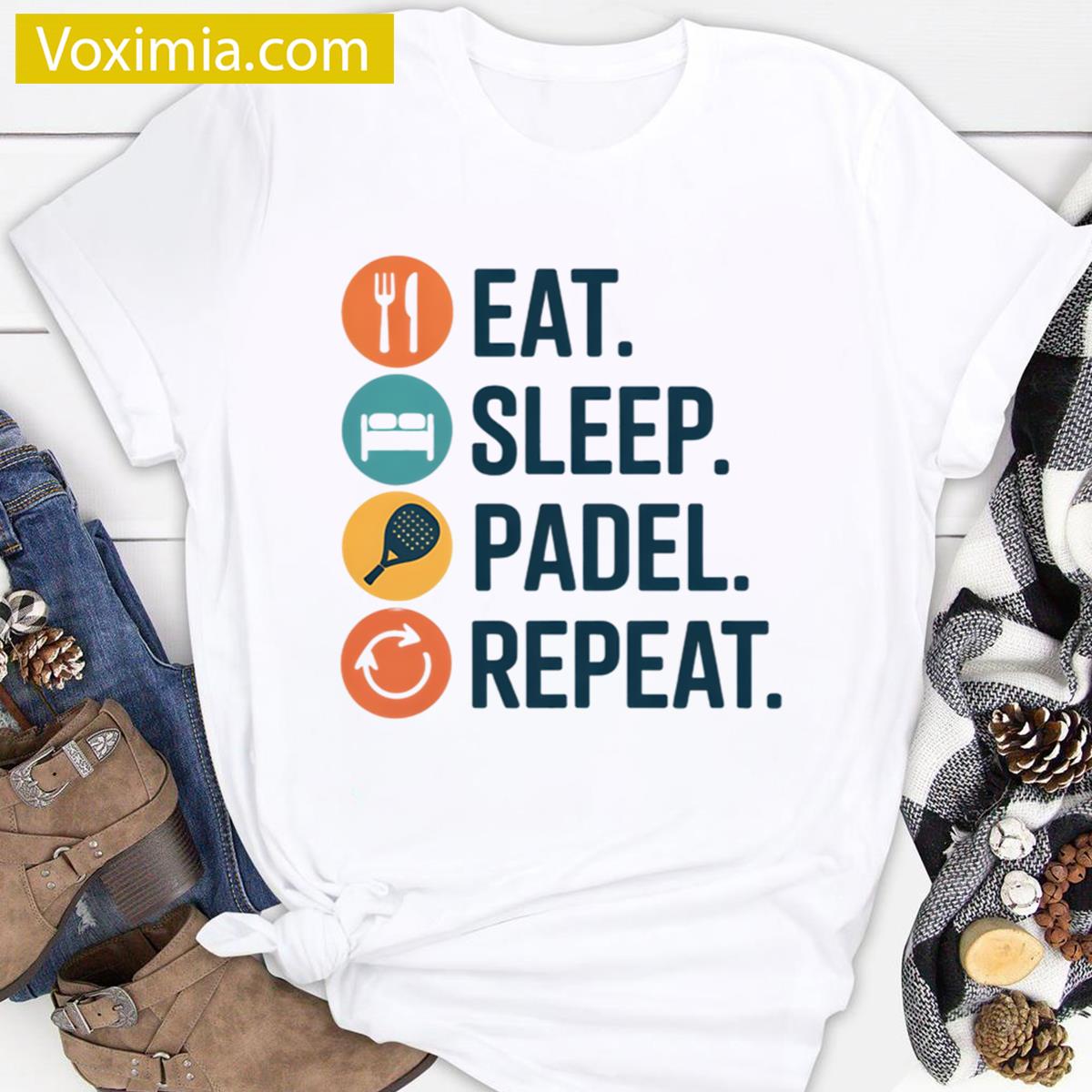 Funny Minimal Padel T-shirt