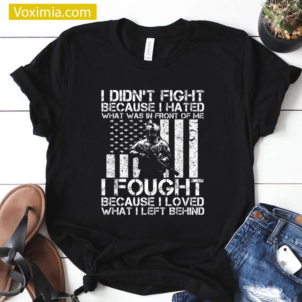 I Didnt Fight Funny T-shirt