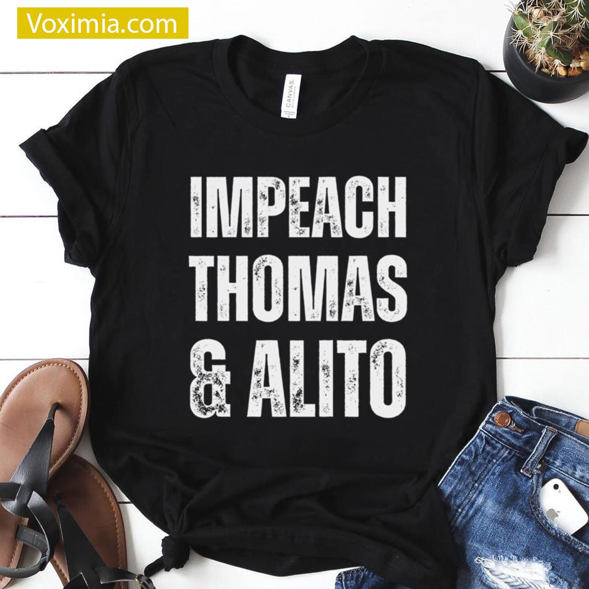 Impeach Thomas Alito Political T-shirt