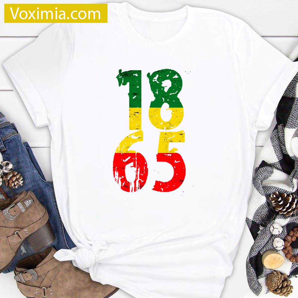 Juneteenth 1865 Cool Grunge T-shirt