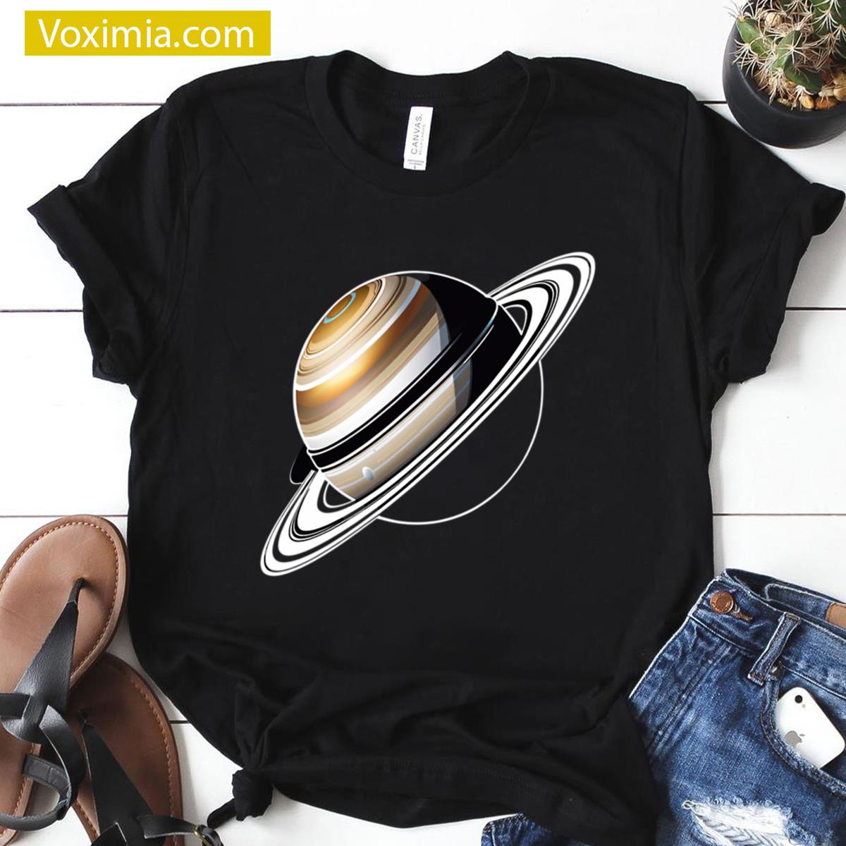 Saturn Rings Unique Style T-shirt